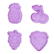 Load image into Gallery viewer, Fruit Cookie Cutters - Set of 4