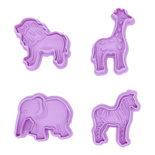 Load image into Gallery viewer, Zoo Cookie Cutters - Set of 4