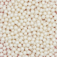 Load image into Gallery viewer, White Shimmer Sugar Pearls (7mm)