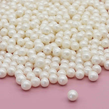 Load image into Gallery viewer, White Shimmer Sugar Pearls (7mm)
