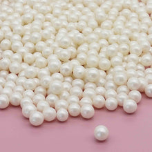 Load image into Gallery viewer, White Shimmer Sugar Pearls (7mm)