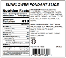 Load image into Gallery viewer, Sunflower Edible Cake Decoration