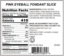 Load image into Gallery viewer, Pink Eyeball Edible Cake Decoration