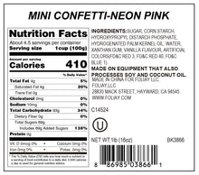 Load image into Gallery viewer, Neon Pink Quin Sprinkles