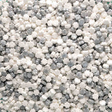 Load image into Gallery viewer, White & Silver Star Candy Sprinkles