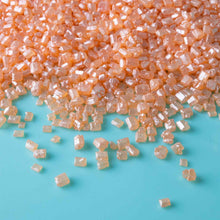 Load image into Gallery viewer, Rose Gold Metallic Pearl Sugar Rocks