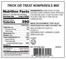 Load image into Gallery viewer, Trick Or Treat Nonpareils Mix