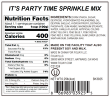 Load image into Gallery viewer, It's Party Time Sprinkle Mix