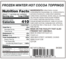 Load image into Gallery viewer, Frozen Winter Hot Cocoa Toppings