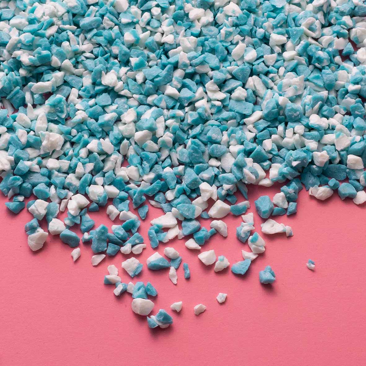 Blue & White Crushed Peppermint Crumb Topping