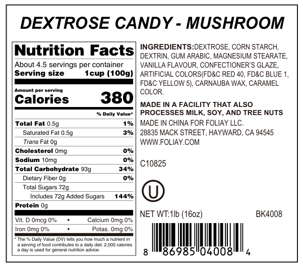 Mushroom Candy Sprinkles