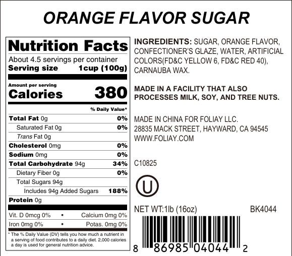 Zesty Orange Cocktail Sugar Rimmer