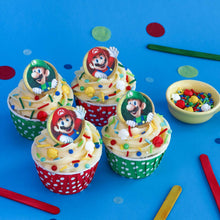 Load image into Gallery viewer, Mario Cupcake Decorating Kit