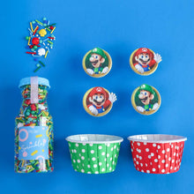 Load image into Gallery viewer, Mario Cupcake Decorating Kit