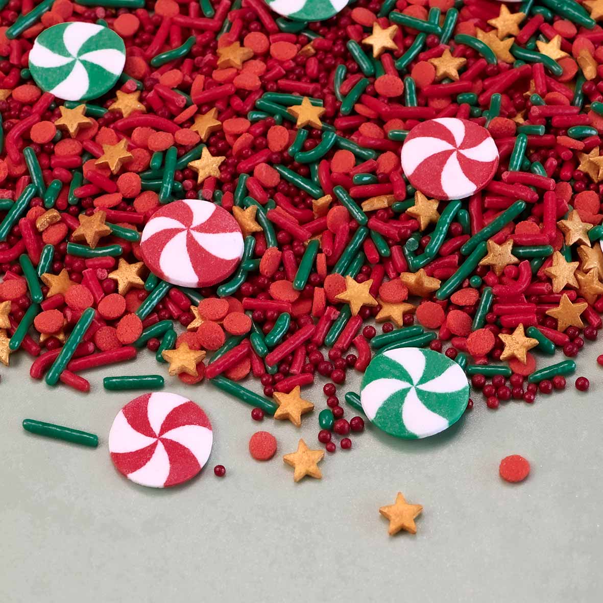 Candy Cane Lane Sprinkle Mix