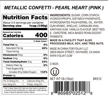 Load image into Gallery viewer, Pink Pearl Hearts Quin Sprinkles