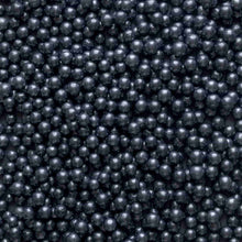 Load image into Gallery viewer, Black Shimmer Sugar Pearls
