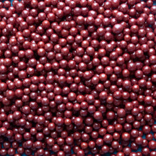 Load image into Gallery viewer, Red Shimmer Sugar Pearls