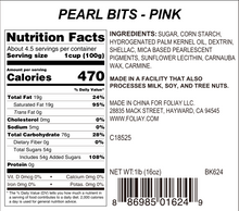 Load image into Gallery viewer, Pink Pearlized Jimmies Sprinkles