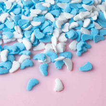 Load image into Gallery viewer, Blue Baby Feet Quin Confetti Sprinkles
