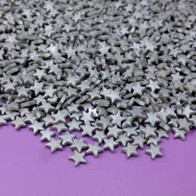 Load image into Gallery viewer, Silver Stars Quin Sprinkles