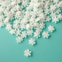 Load image into Gallery viewer, White Snowflakes Quin Sprinkles