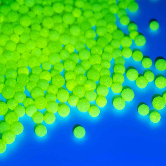 Neon Yellow Glow In The Dark Sugar Pearls