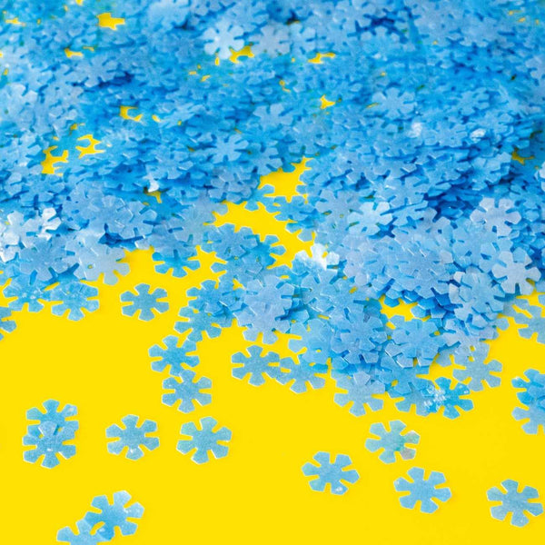 Glitter Blue Snowflake