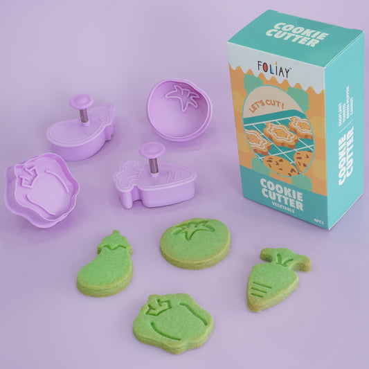 Vegetable Cookie Cutters - Set of 4