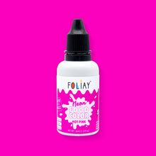 Load image into Gallery viewer, Glow In The Dark Oil Based Food Color Neon Hot Pink 1.22oz