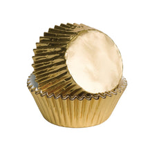 Load image into Gallery viewer, Gold Foil Standard Cupcake Liners - 25 Count
