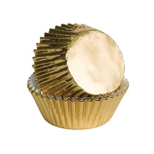 Load image into Gallery viewer, Gold Foil Standard Cupcake Liners - 25 Count