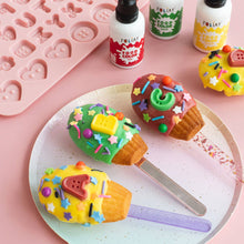 Load image into Gallery viewer, Button Letters Alphabet Silicone Mold