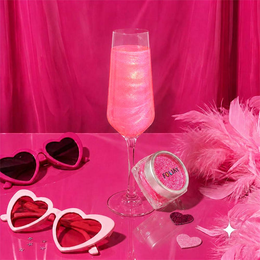 Hot Pink Edible Glitter