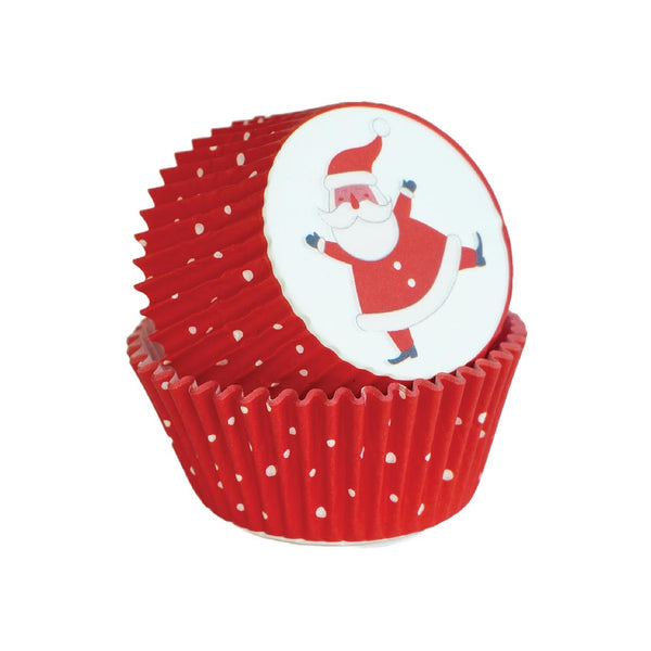 Santa Claus Standard Cupcake Liners - 25 Count