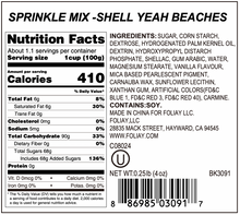 Load image into Gallery viewer, Shell Yeah Beaches Sprinkle Mix