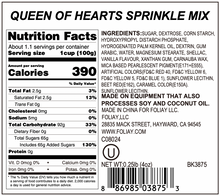 Load image into Gallery viewer, Queen Of Hearts Sprinkle Mix