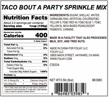 Load image into Gallery viewer, Taco Bout A Party Sanding Sugar Mix