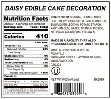 Load image into Gallery viewer, Daisy Edible Cake Decoration