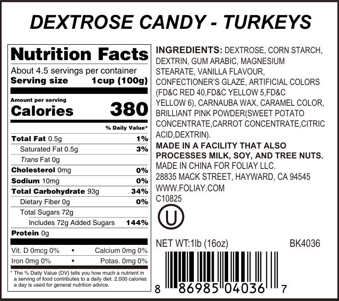 Turkey Candy Sprinkles