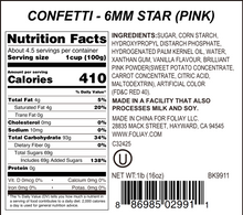 Load image into Gallery viewer, Pink Stars Quin Sprinkles