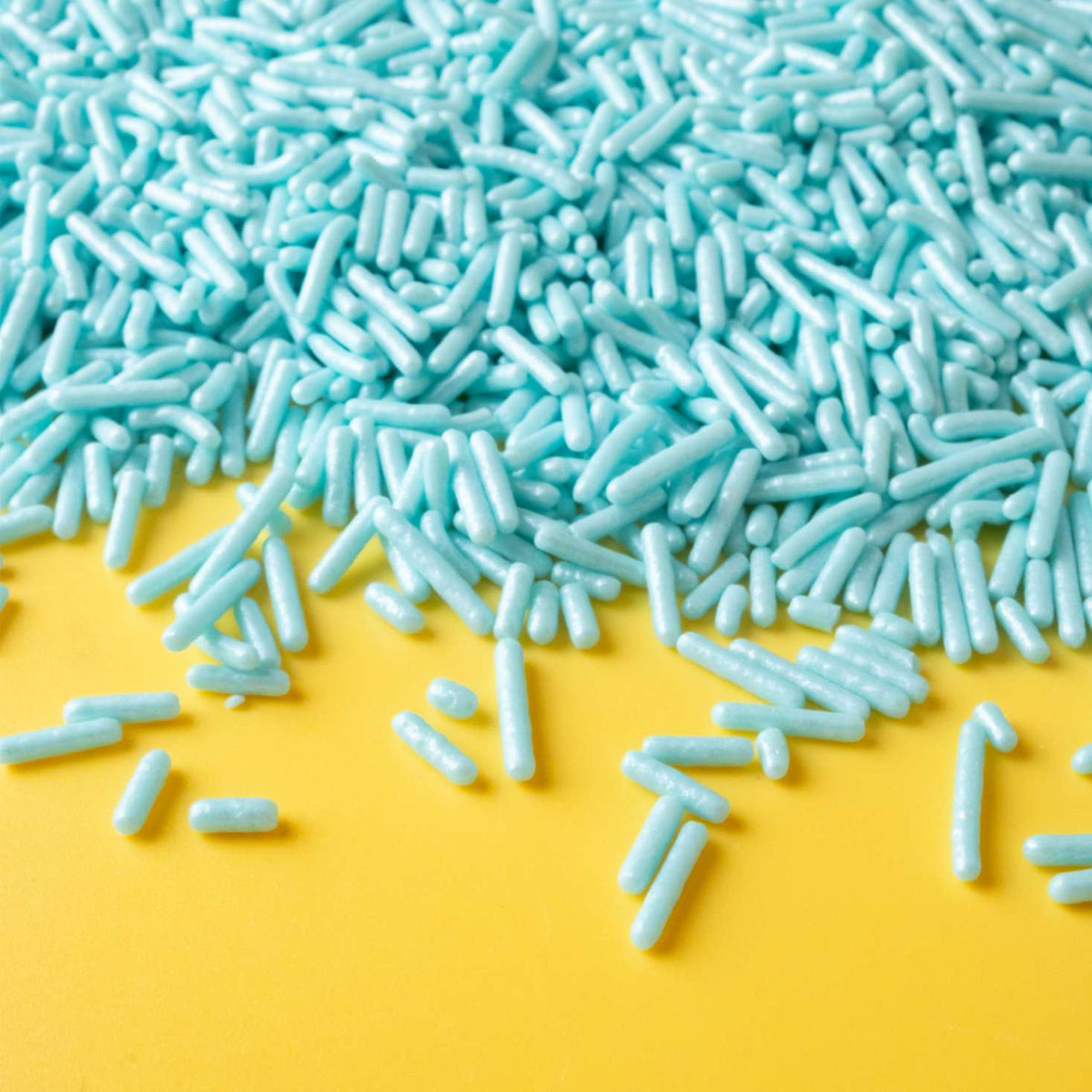 Blue Pearlized Jimmies Sprinkles