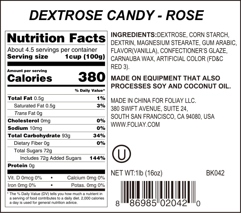 Pink Roses Candy Sprinkles