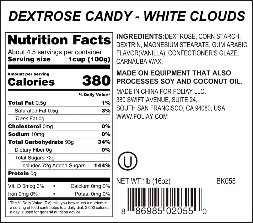 White Clouds Candy Sprinkles