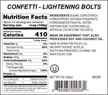 Load image into Gallery viewer, Lightening Bolts Quin Sprinkles