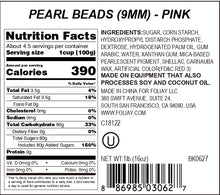 Load image into Gallery viewer, Pink Shimmer Sugar Pearls (9mm)
