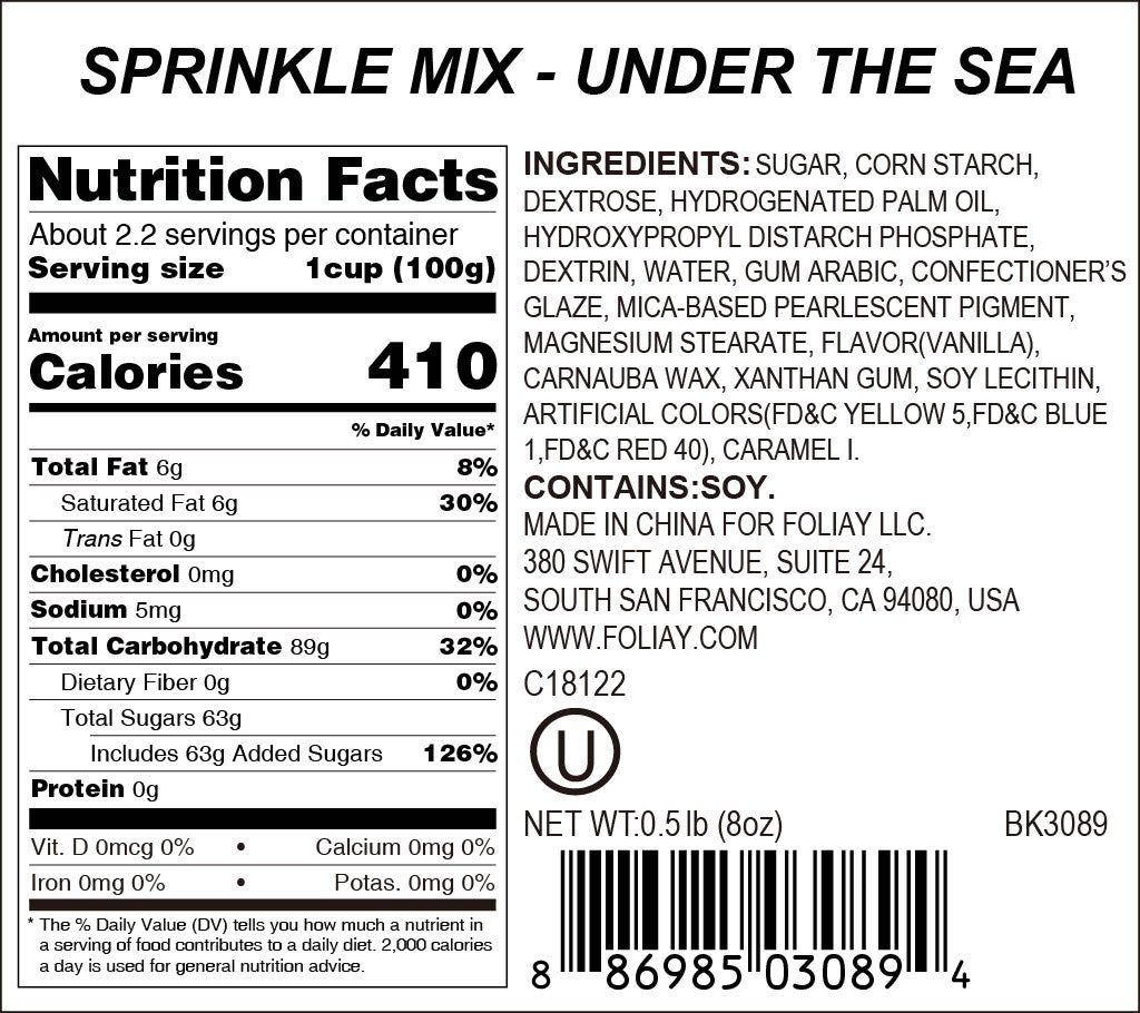 Under The Sea Sprinkle Mix