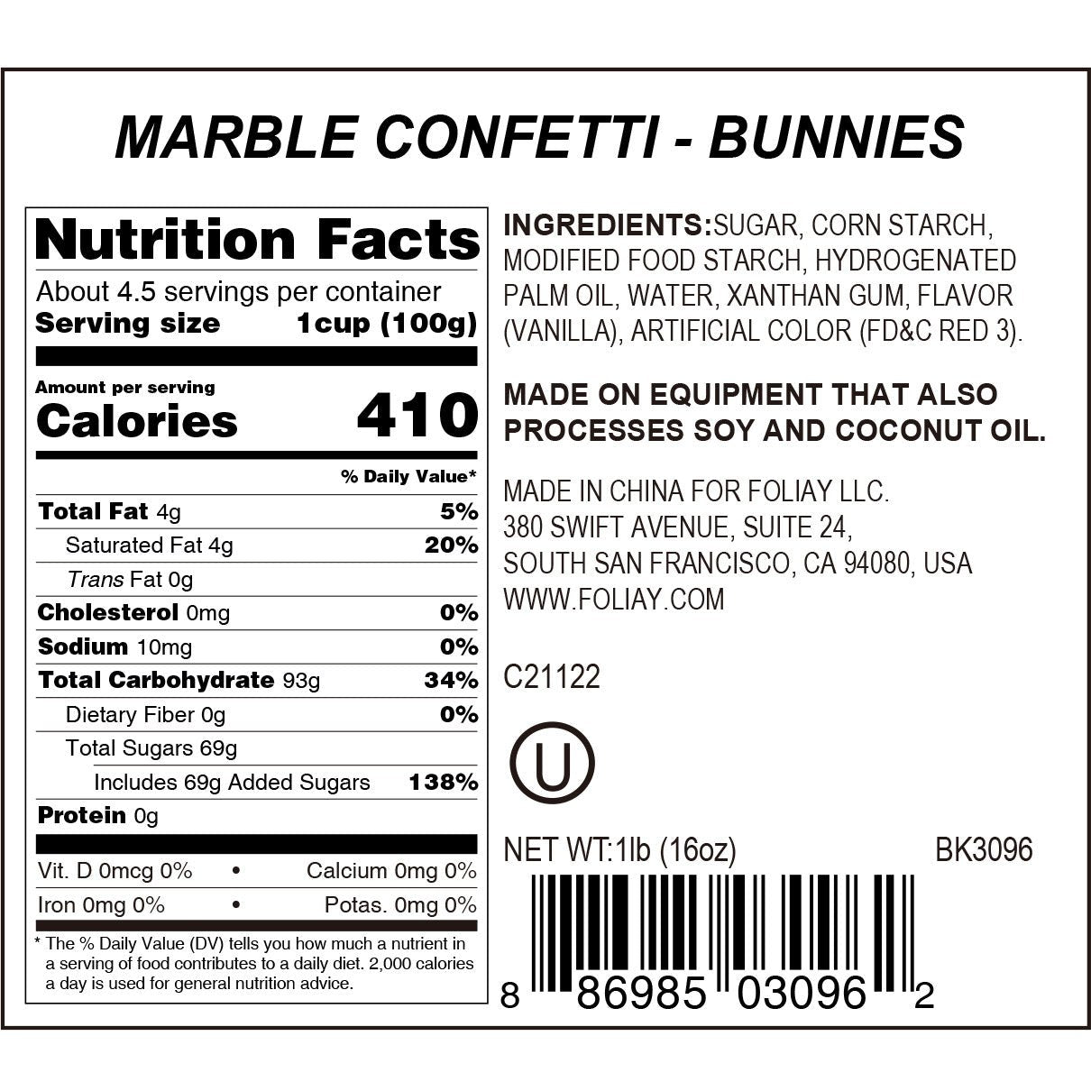 Marble Bunnies Quin Sprinkles