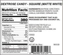 Load image into Gallery viewer, White Square Candy Sprinkles