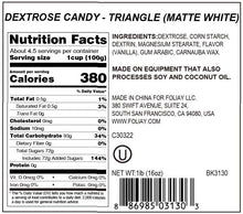 Load image into Gallery viewer, White Triangle Candy Sprinkles